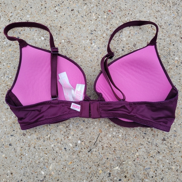 PINK Victoria's Secret Wear Everywhere Pushup Bra - Size 32B (GUC) - Picture 2 of 12